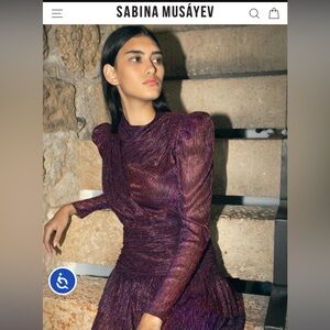 NWT Sabina Musáyev Angela Dress